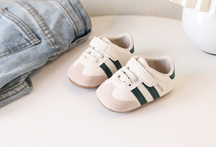 Spring and Autumn Baby Walking Shoes, anti Slip Soft Sole, Breathable, Men's and Women's 0-1 Year old Baby Shoes