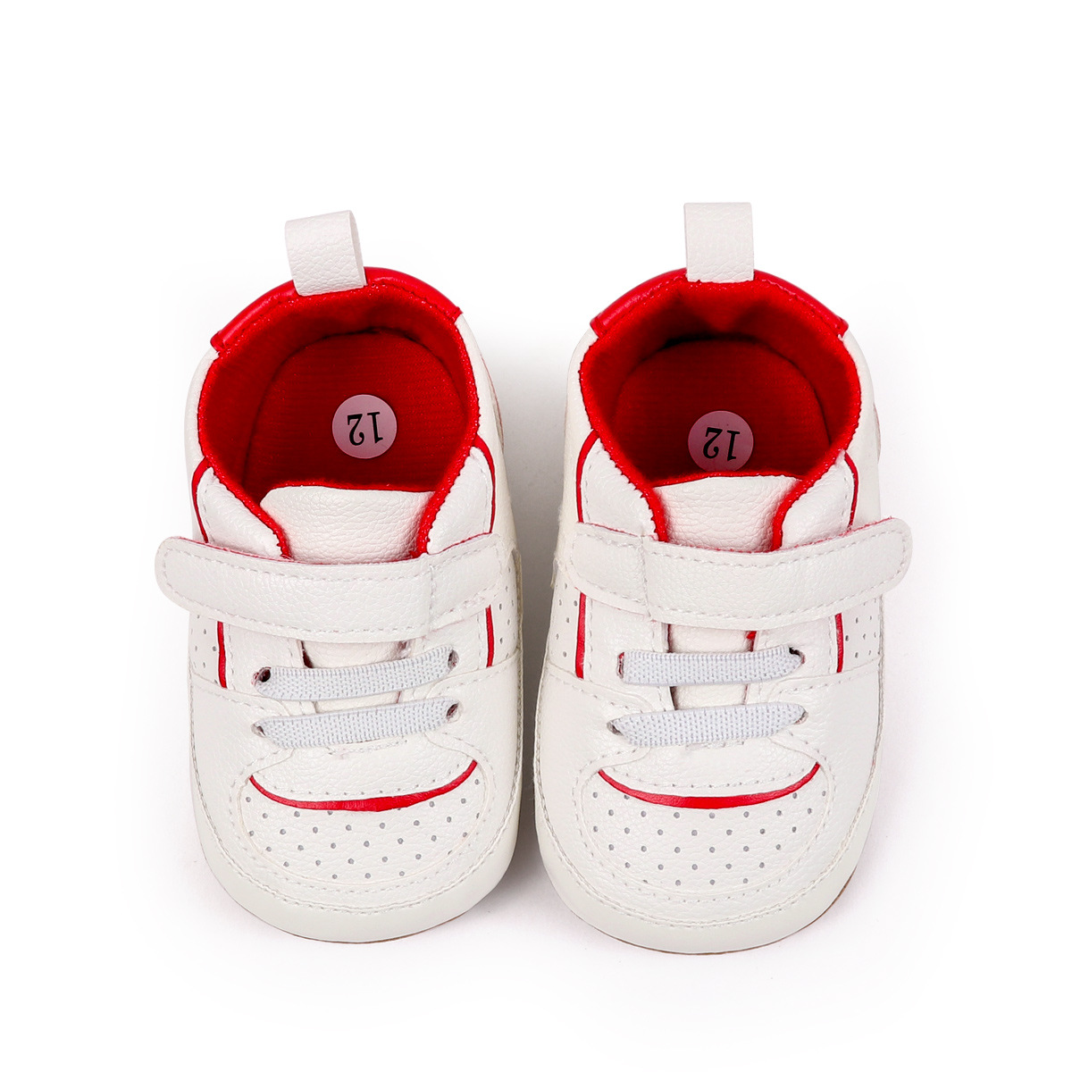 2025 Baby Sneaker Spring And Autumn Baby Unisex First Walking Toddler Shoes With Fashion Design Comfortable PU Leather PVC Sole