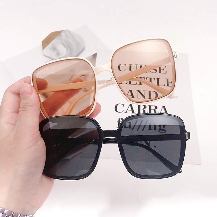 Wholesale Candy Color Sunglasses Women Vintage Square Transparent Classic Eyewear Big Frame Eyeglasses FZ-386