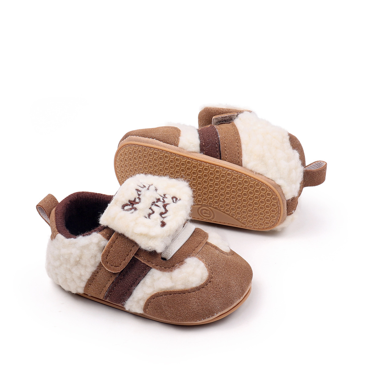 2026 New Design Autumn And Winter Newborn Baby Boys And Girls Causal Sports First Walking Toddler Shoes With Soft TPR Sole