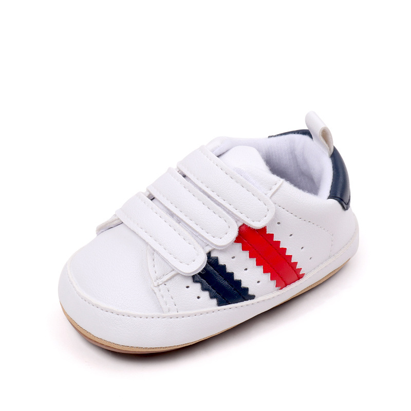 Spring & Autumn Baby Girls and Boys Fashion Design High Quality Sports Shoes PVC Sole Anti Slip Comfortable Toddle Shoes
