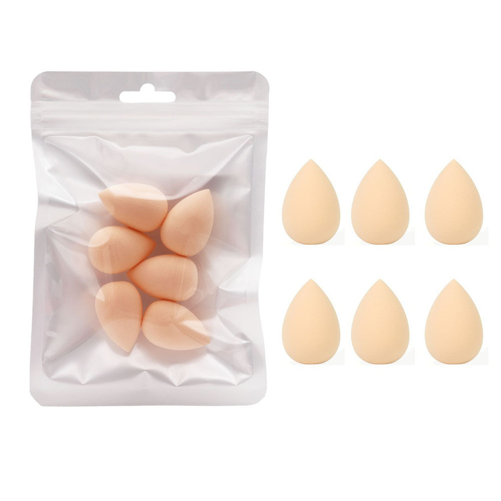 6pcs Mini Makeup Sponge Powder Puff Beauty Sponge for Makeup Concealer Liquid Foundation Face Cosmetic Puff Make Up Sponge