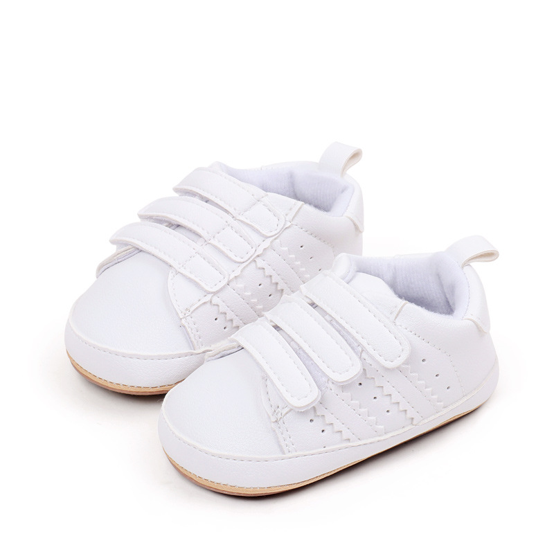 Spring & Autumn Baby Girls and Boys Fashion Design High Quality Sports Shoes PVC Sole Anti Slip Comfortable Toddle Shoes