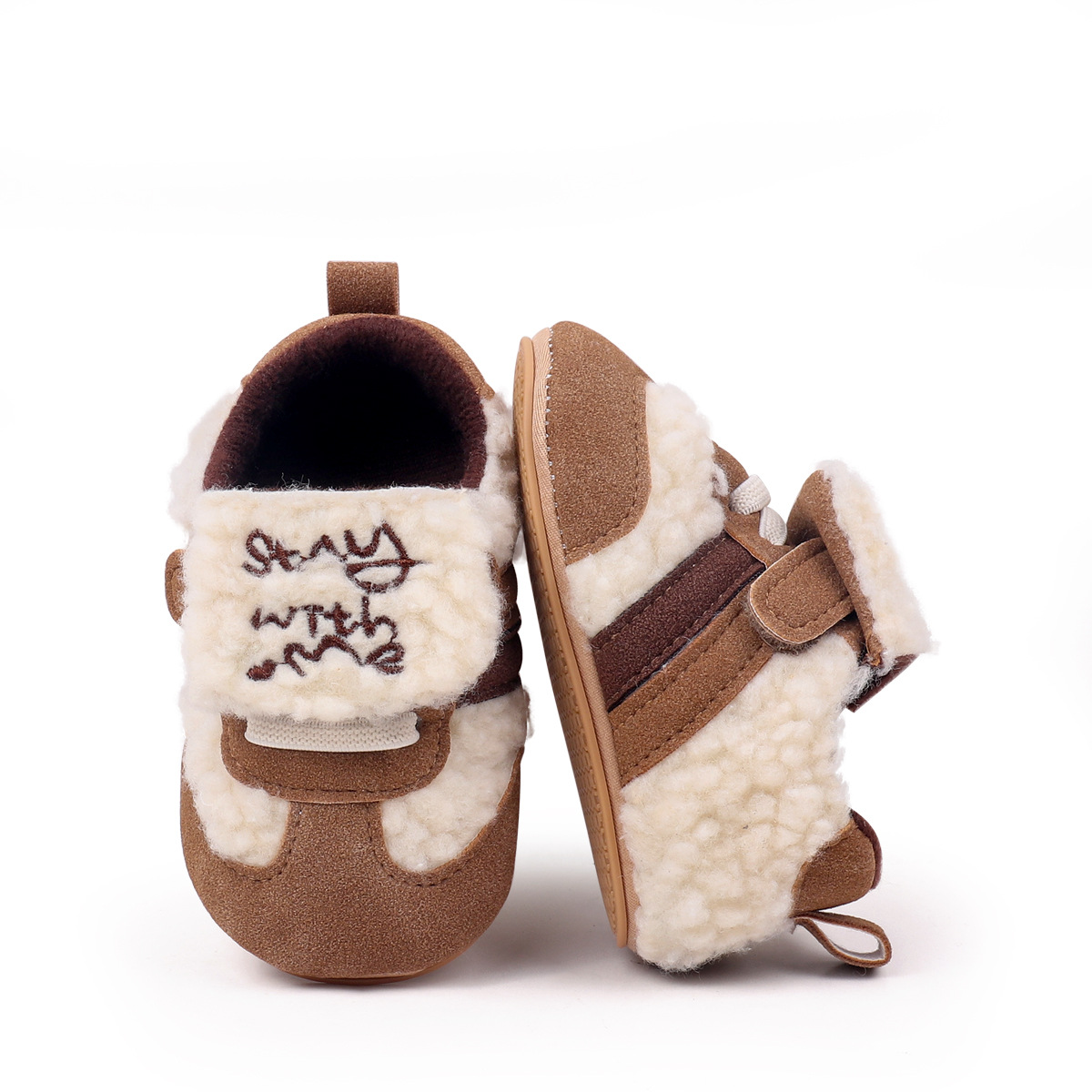 2026 New Design Autumn And Winter Newborn Baby Boys And Girls Causal Sports First Walking Toddler Shoes With Soft TPR Sole
