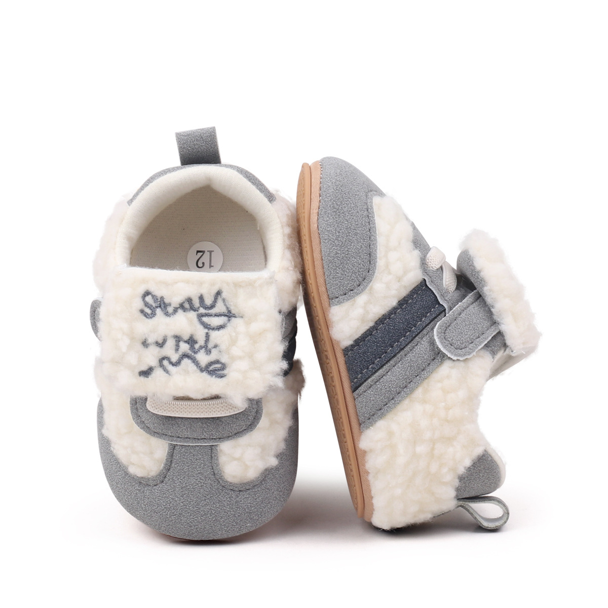 2026 New Design Autumn And Winter Newborn Baby Boys And Girls Causal Sports First Walking Toddler Shoes With Soft TPR Sole