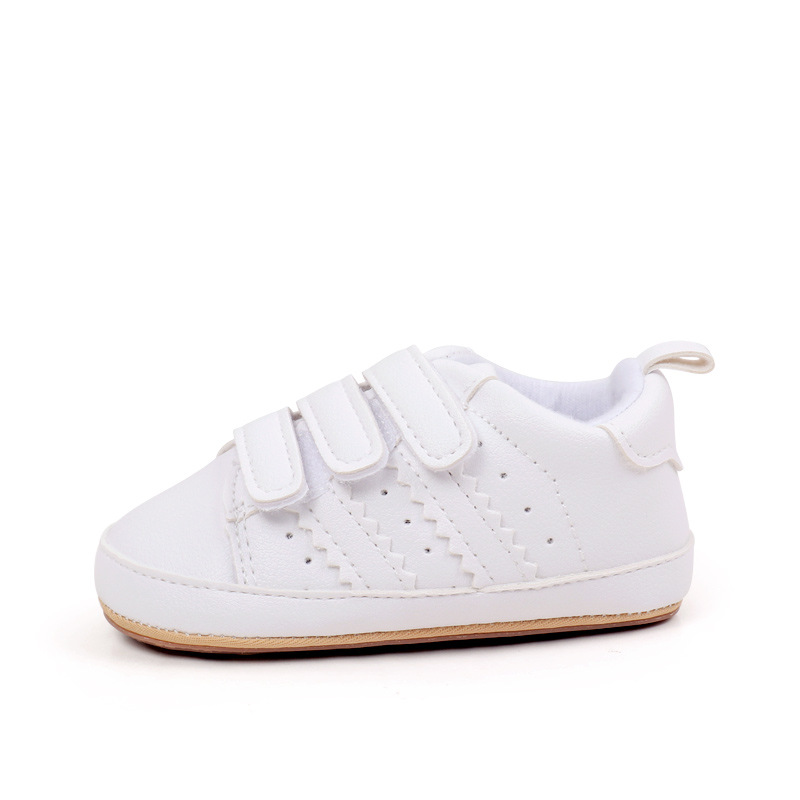 Spring & Autumn Baby Girls and Boys Fashion Design High Quality Sports Shoes PVC Sole Anti Slip Comfortable Toddle Shoes