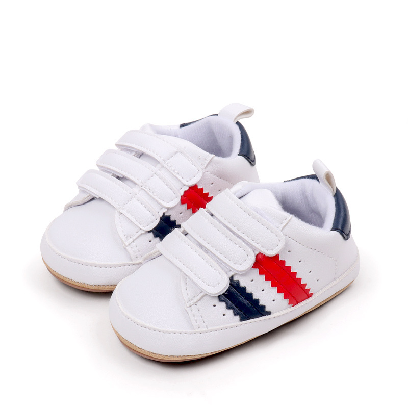 Spring & Autumn Baby Girls and Boys Fashion Design High Quality Sports Shoes PVC Sole Anti Slip Comfortable Toddle Shoes