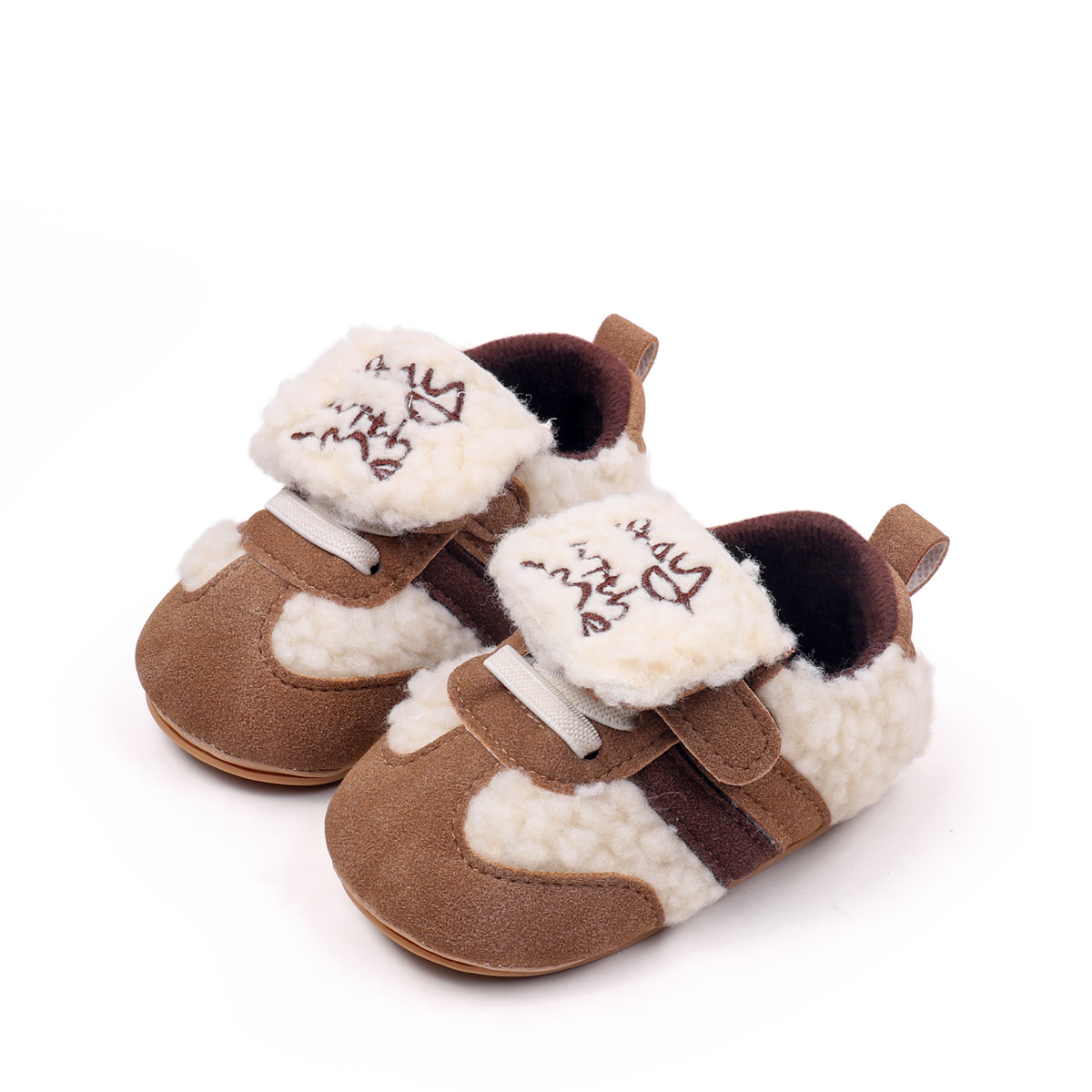 2026 New Design Autumn And Winter Newborn Baby Boys And Girls Causal Sports First Walking Toddler Shoes With Soft TPR Sole