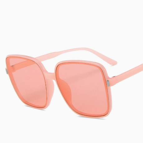 Wholesale Candy Color Sunglasses Women Vintage Square Transparent Classic Eyewear Big Frame Eyeglasses FZ-386