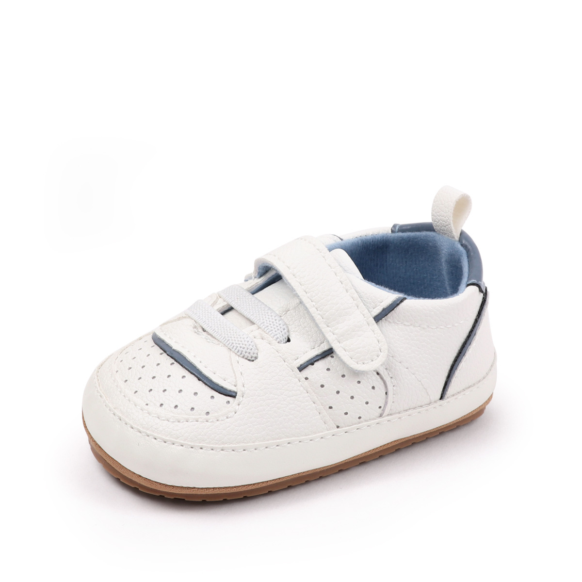 2025 Baby Sneaker Spring And Autumn Baby Unisex First Walking Toddler Shoes With Fashion Design Comfortable PU Leather PVC Sole