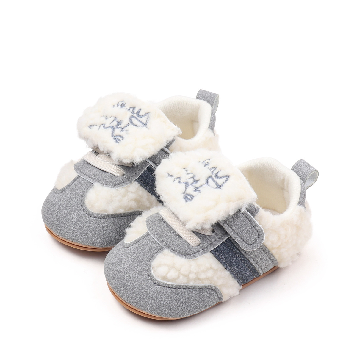 2026 New Design Autumn And Winter Newborn Baby Boys And Girls Causal Sports First Walking Toddler Shoes With Soft TPR Sole