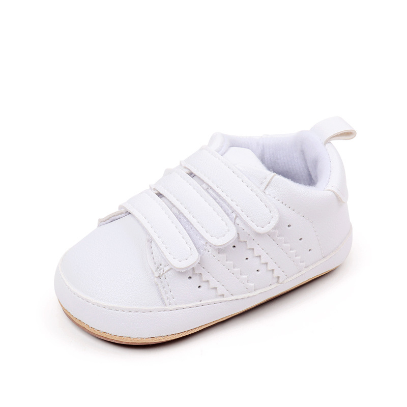 Spring & Autumn Baby Girls and Boys Fashion Design High Quality Sports Shoes PVC Sole Anti Slip Comfortable Toddle Shoes