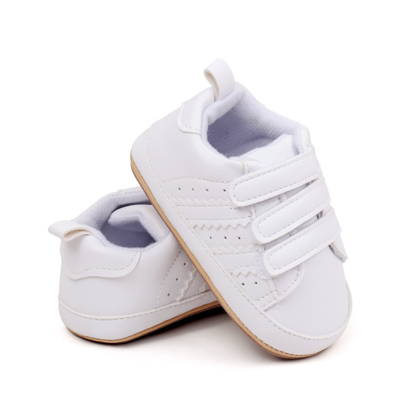 Spring & Autumn Baby Girls and Boys Fashion Design High Quality Sports Shoes PVC Sole Anti Slip Comfortable Toddle Shoes