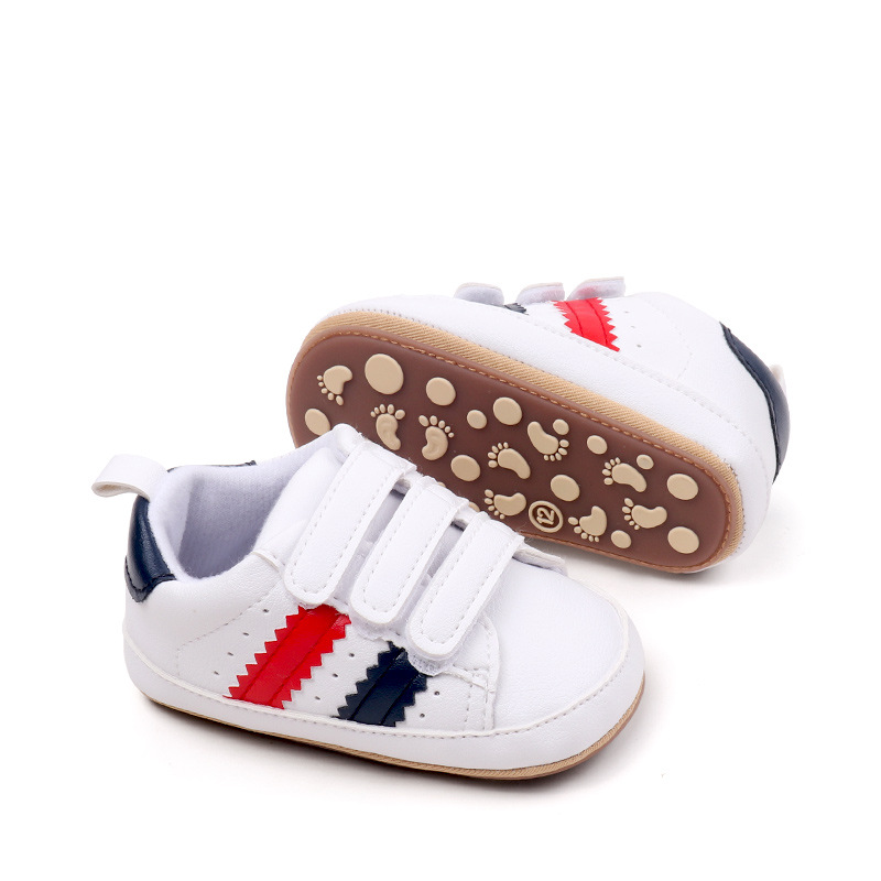 Spring & Autumn Baby Girls and Boys Fashion Design High Quality Sports Shoes PVC Sole Anti Slip Comfortable Toddle Shoes
