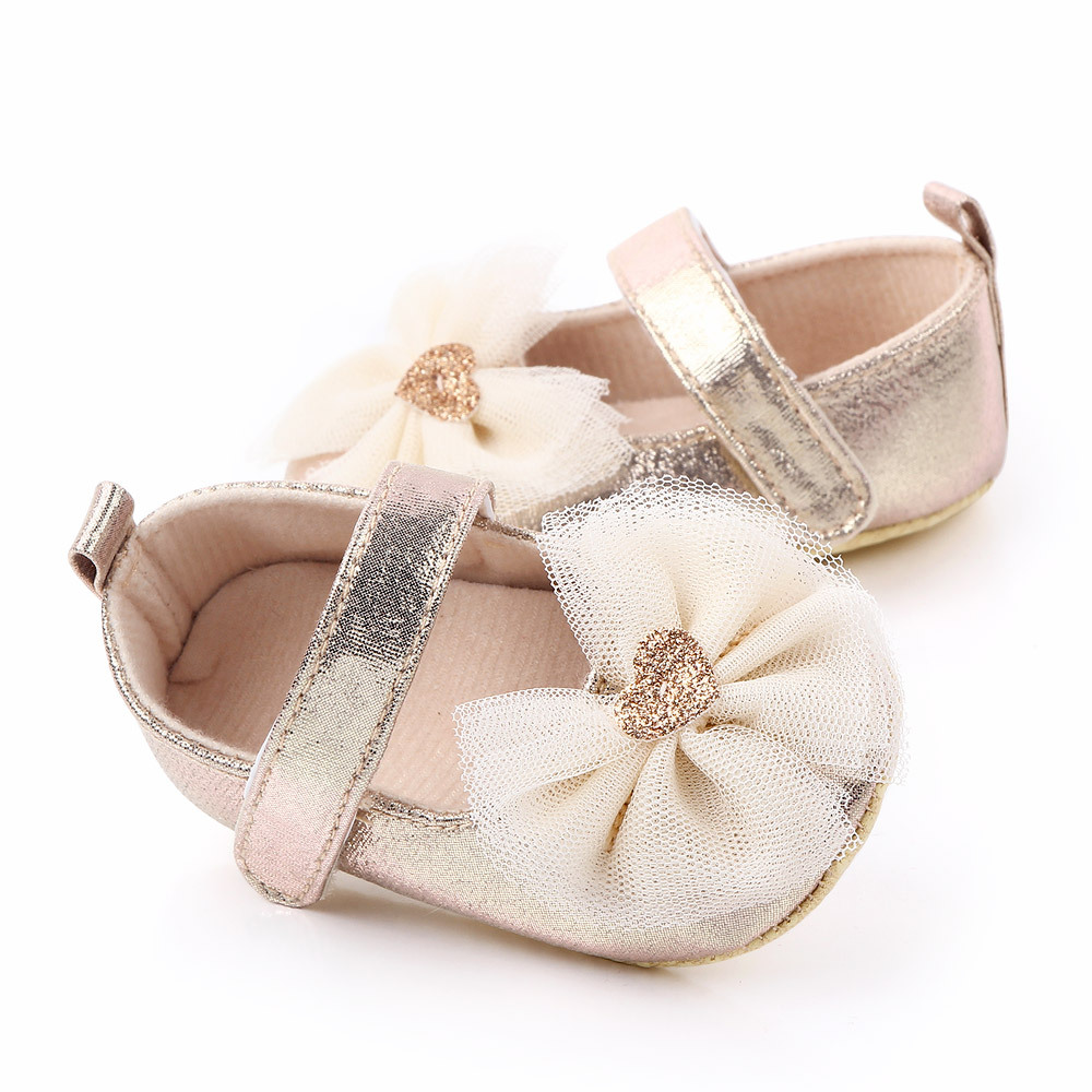 Baby Girl Shoes Comfortable Butterfly-knot Artificial Leather Cotton Sole Shoes Fashion First Walkers Kid Shoes Chaussures Fille
