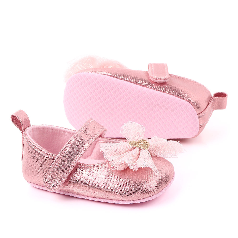 Baby Girl Shoes Comfortable Butterfly-knot Artificial Leather Cotton Sole Shoes Fashion First Walkers Kid Shoes Chaussures Fille
