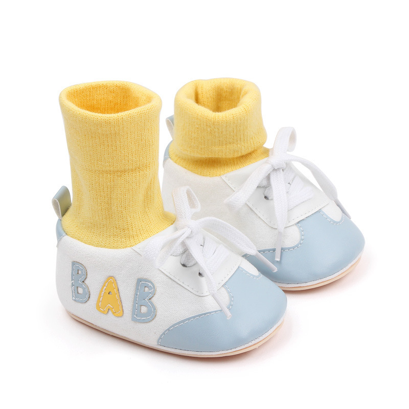 Baby Shoes, Spring and Autumn, Newborns, Boys and Girls, Soft Soles that Don't fall off, Heels, Walking Shoes, Socks