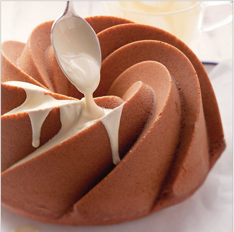 1pc Non-Stick Round Cake Pan, Easy Release Silicone Base for Cakes Bread, 180C Heat-Resistant Baking Mold, Easy Clean