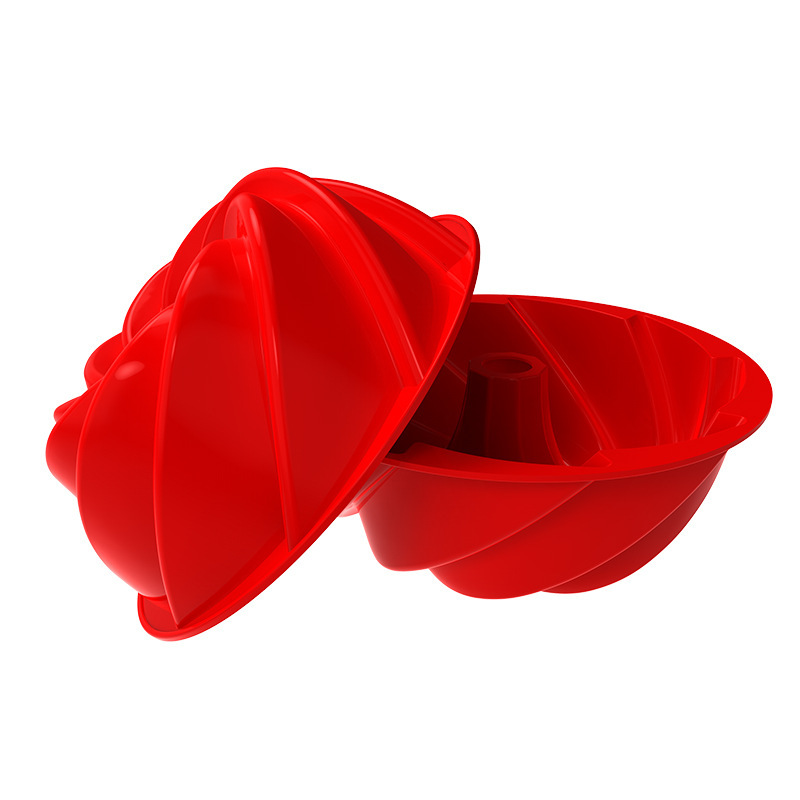 1pc Non-Stick Round Cake Pan, Easy Release Silicone Base for Cakes Bread, 180C Heat-Resistant Baking Mold, Easy Clean