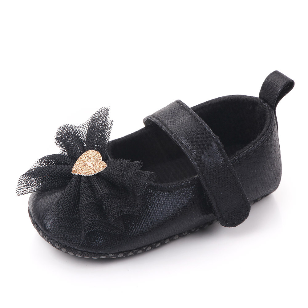 Baby Girl Shoes Comfortable Butterfly-knot Artificial Leather Cotton Sole Shoes Fashion First Walkers Kid Shoes Chaussures Fille