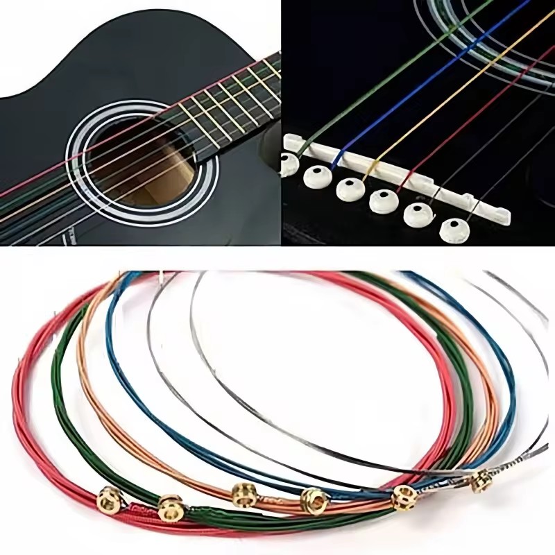 Acoustic Guitar String Change Set, 3-in-1 Winder Cutter with Anti-rust Brass Guitar Strings Instrument Accessories