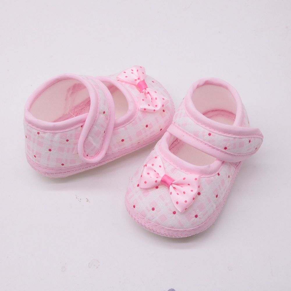 Baby Shoes, Girls' Walking Shoes, Soft Sole, Spring and Autumn 0-12 Months Baby Shoes, Princess Shoes