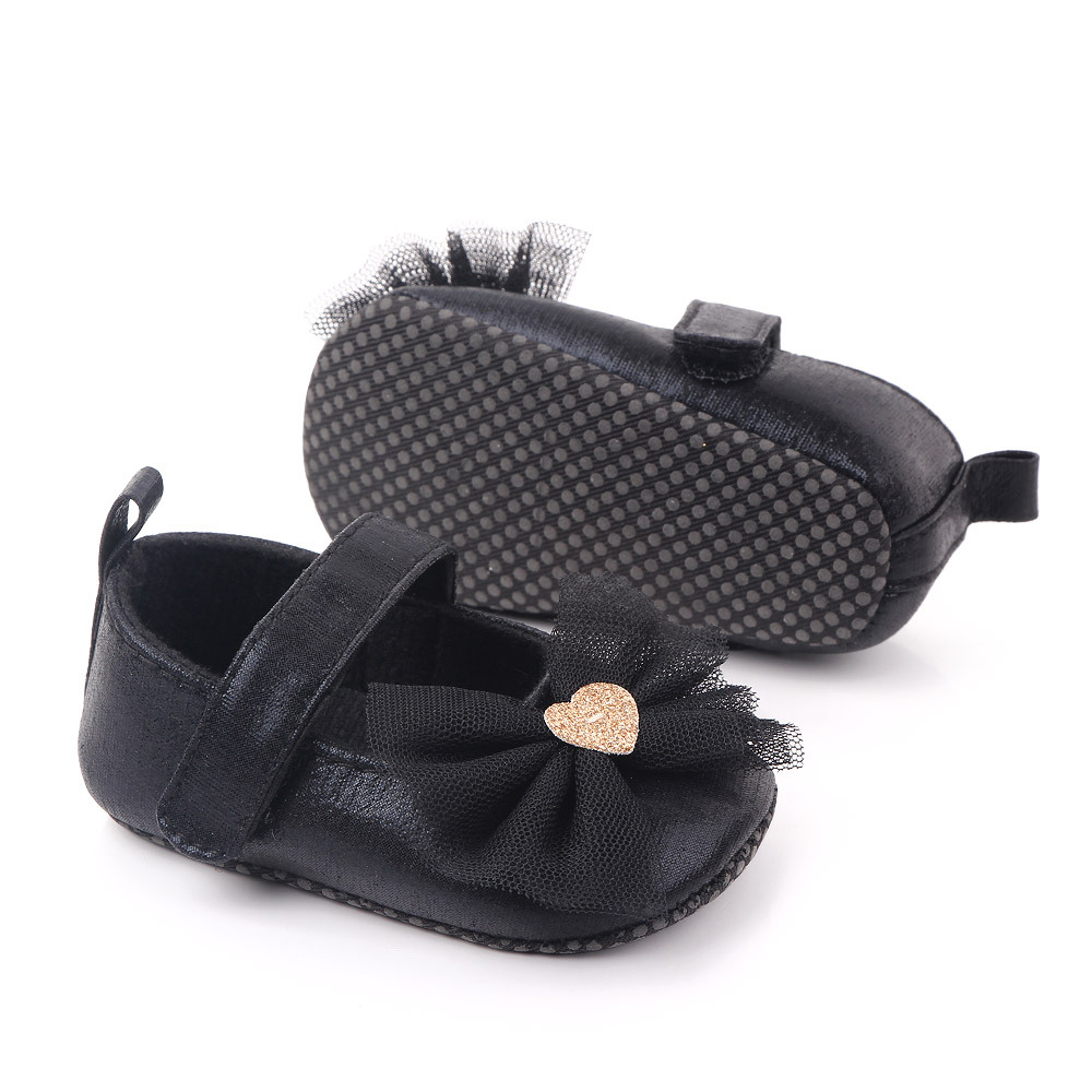 Baby Girl Shoes Comfortable Butterfly-knot Artificial Leather Cotton Sole Shoes Fashion First Walkers Kid Shoes Chaussures Fille