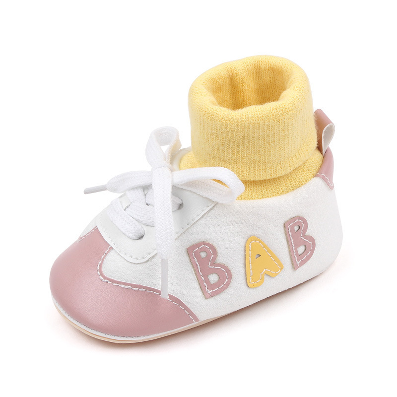 Baby Shoes, Spring and Autumn, Newborns, Boys and Girls, Soft Soles that Don't fall off, Heels, Walking Shoes, Socks