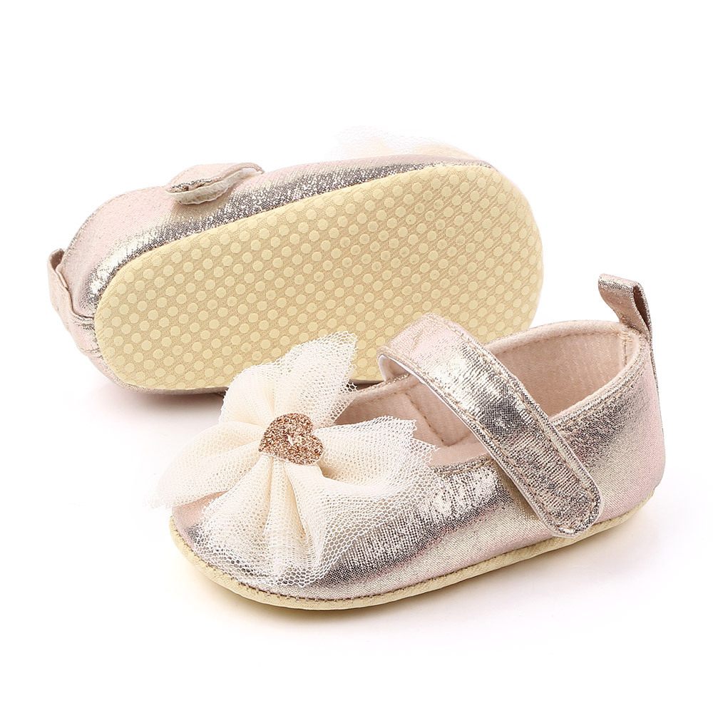 Baby Girl Shoes Comfortable Butterfly-knot Artificial Leather Cotton Sole Shoes Fashion First Walkers Kid Shoes Chaussures Fille