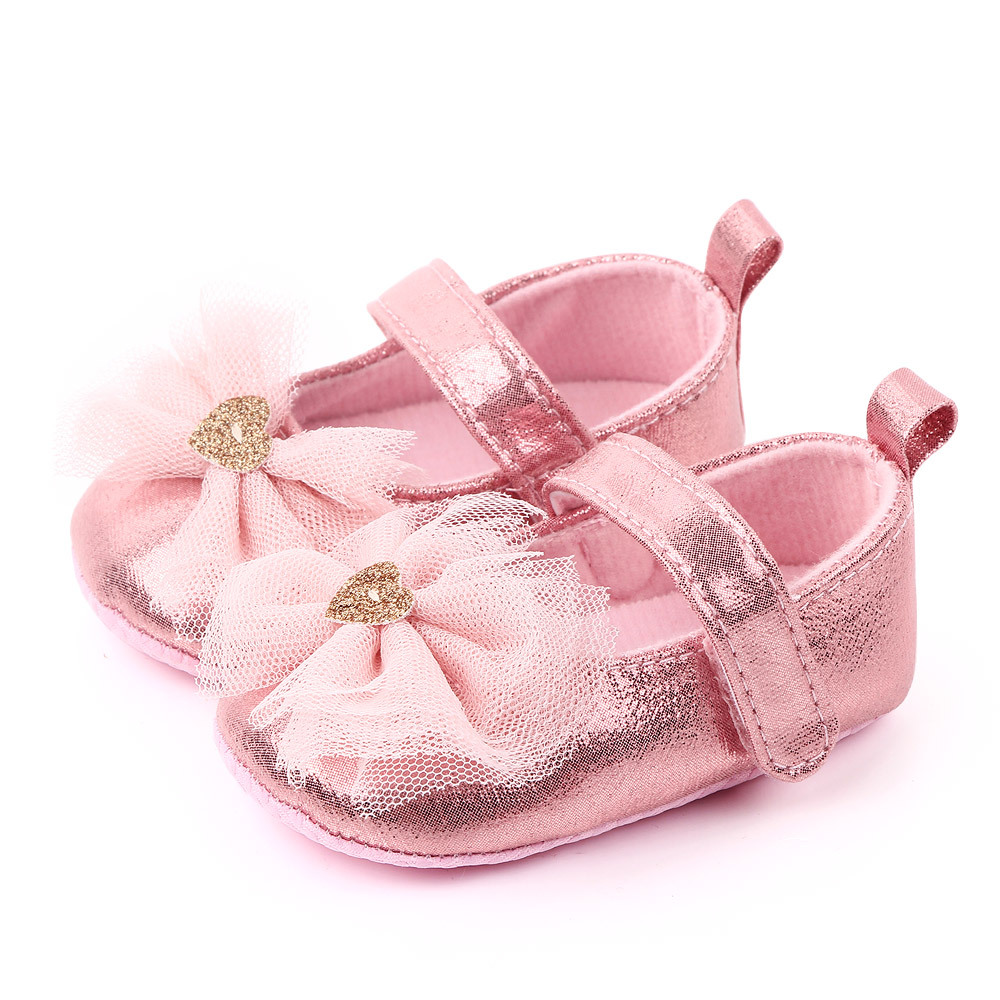 Baby Girl Shoes Comfortable Butterfly-knot Artificial Leather Cotton Sole Shoes Fashion First Walkers Kid Shoes Chaussures Fille