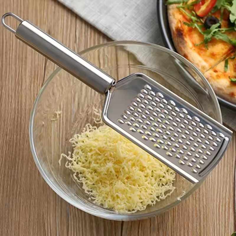 Fine Micro-Blade Grater with Stainless Steel Handle for Lemon Zesting Ginger Cheese Carrot Home Cooking Baking Supplies