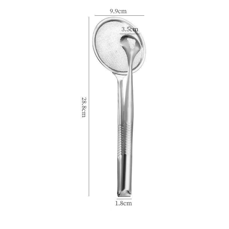 Kitchen Accessories Multifunction Stainless Steel Sieve Filter Spoon Fried Food Oil Strainer Clip Handheld Cooking Tools Gadgets