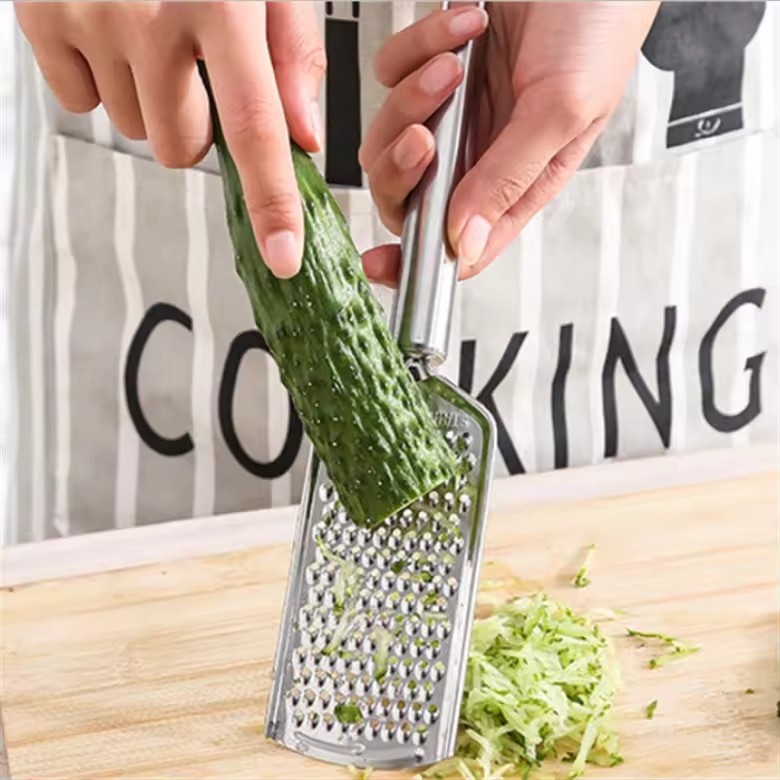 Fine Micro-Blade Grater with Stainless Steel Handle for Lemon Zesting Ginger Cheese Carrot Home Cooking Baking Supplies