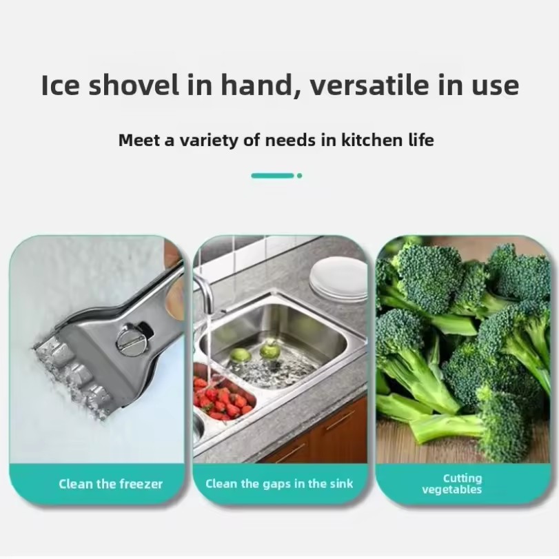 Stainless Steel Cleaning Scraper Blade Glass Kitchen Ceramic Tile Decontamination Scraper Wall Floor Paint Scraper Tool Knife