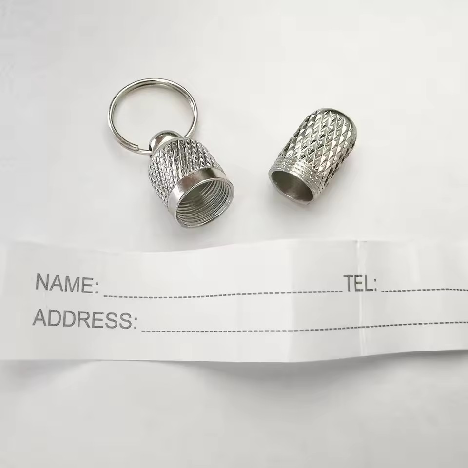 Pet Dog Cat Anti Lost Pendant Mini Waterproof Metal Pet Identity Address Tag Collar Hanging Decoration Anti Lost Pet Accessories