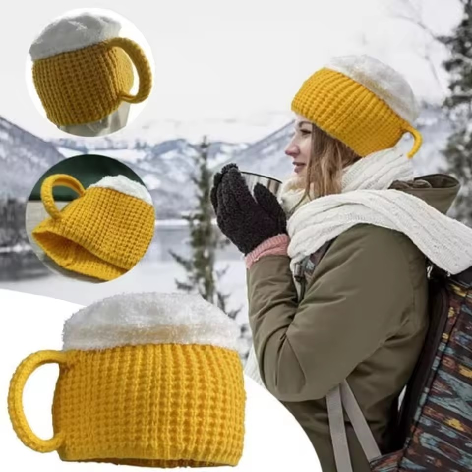 men's andwomen's beer themed novel hat fun hat suitable for beer enthusiasts perfect winter gift Munich Beer Festival party hat