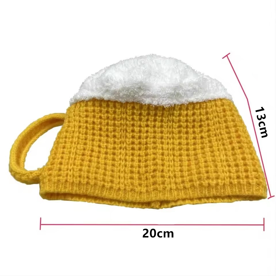 men's andwomen's beer themed novel hat fun hat suitable for beer enthusiasts perfect winter gift Munich Beer Festival party hat
