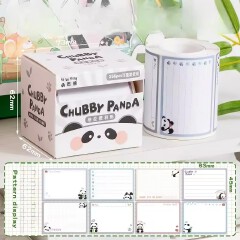 256pcs/Box Pull-out Sticky Notes Fully Adhesive Tearable Sticky Notes Stickers 8 Formats Ideal for Office Student and Home Use!