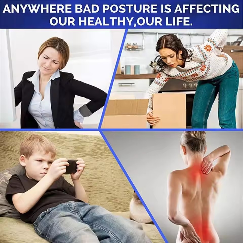 Shoulder Straightening Posture with Straight Back, Chest Lifting, Hunchback Correction, Back Stretching Training, Beautiful Back