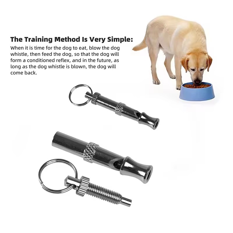 Pet Dog Whistle To Stop Barking Bark Control for Dogs Training Deterrent Whistle Puppy Adjustable Training Dog Accessories