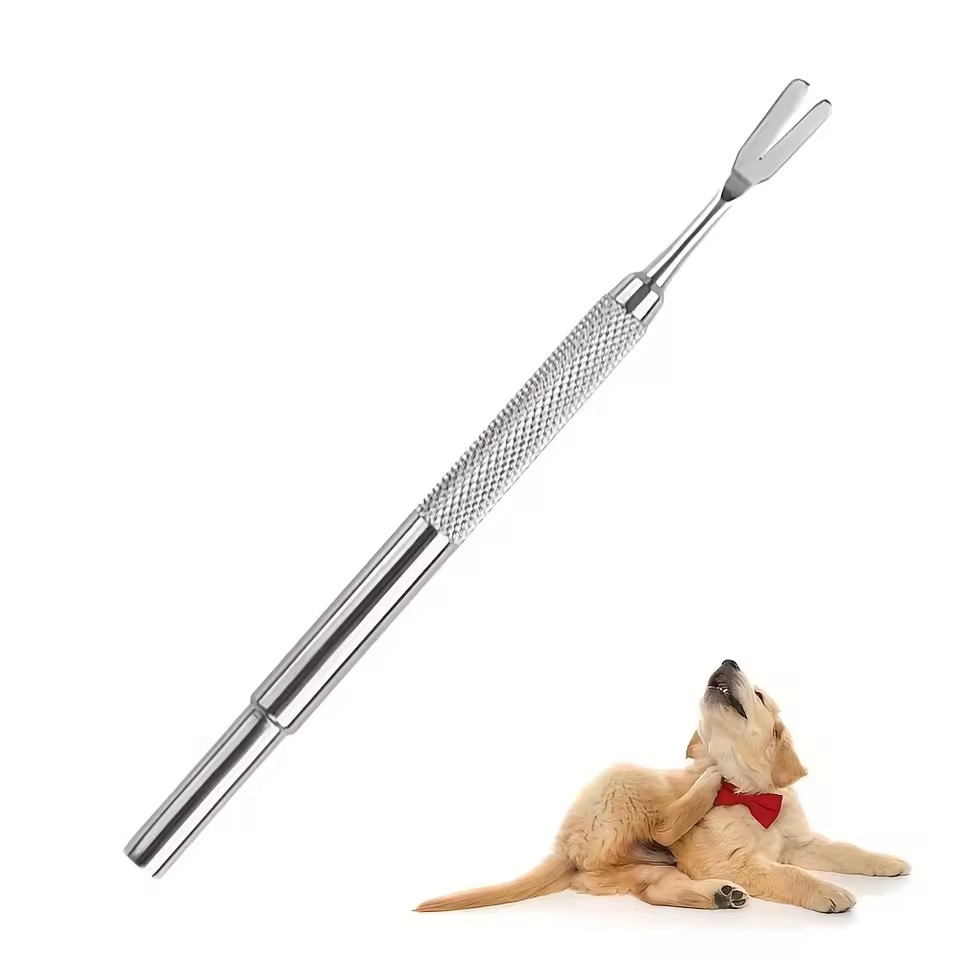 2PCS Tick Remover Tool Tweezers Professional Tick Removal Tweezers For Humans & Pets Flea And Tick Removal Tool