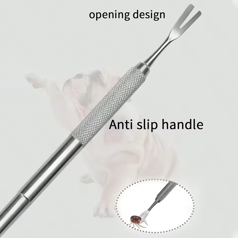2PCS Tick Remover Tool Tweezers Professional Tick Removal Tweezers For Humans & Pets Flea And Tick Removal Tool