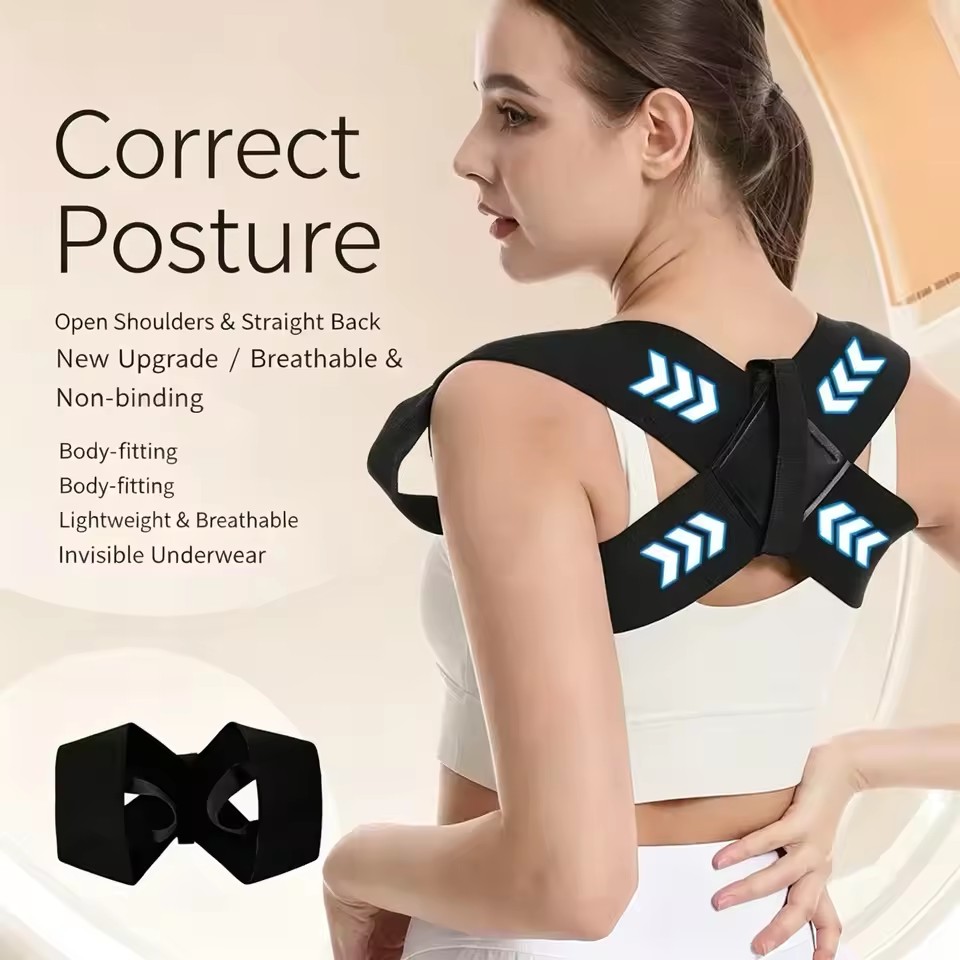 Shoulder Straightening Posture with Straight Back, Chest Lifting, Hunchback Correction, Back Stretching Training, Beautiful Back