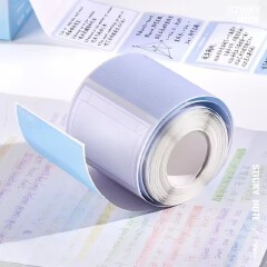 256pcs/Box Pull-out Sticky Notes Fully Adhesive Tearable Sticky Notes Stickers 8 Formats Ideal for Office Student and Home Use!