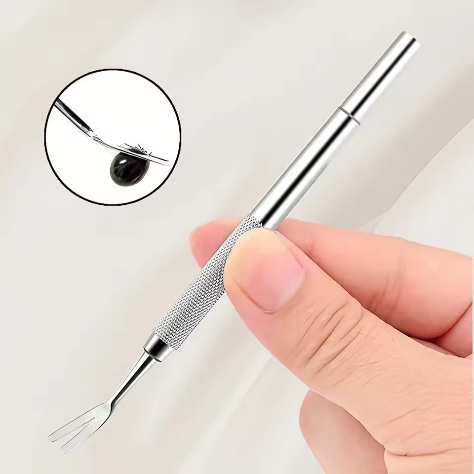 2PCS Tick Remover Tool Tweezers Professional Tick Removal Tweezers For Humans & Pets Flea And Tick Removal Tool