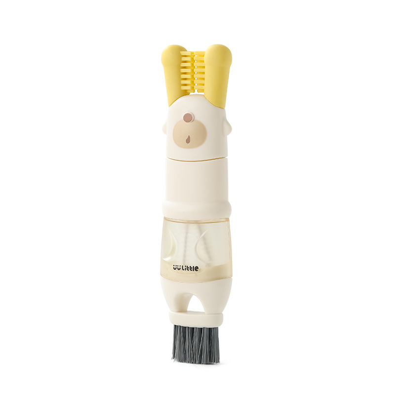 Five-in-one Cartoon Cup Cleaning Brush Efficient Detachable Lid Cleaning Brush Hanging Design Deep Clean Bottle Gap Brush