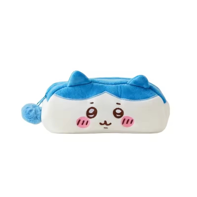 Kawaii Plush Pencil Case Ins Japanese Cute Anime Stationery Bag with Large Capacity for Students and Children's Birthday Gifts