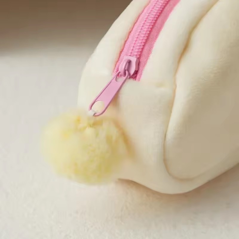Kawaii Plush Pencil Case Ins Japanese Cute Anime Stationery Bag with Large Capacity for Students and Children's Birthday Gifts