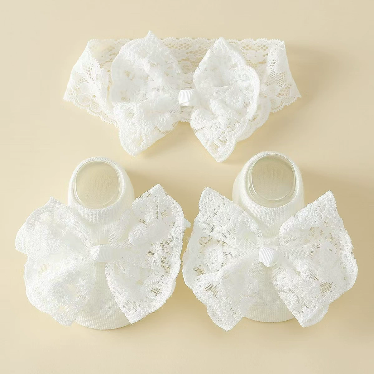 1pair Cute Toddlers Infants Cotton Ankle Bow Socks Baby Girls Princess Lace Floral Shoes Socks for 0-12 Months Kids F3-24