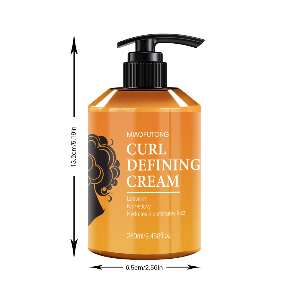 Black Castor Oil Curl Enhancing Cream - Provides Long-Lasting Hold And Moisture, Suitable for All Hair Types, an Ideal Choice for Dry And Curly Hair.
